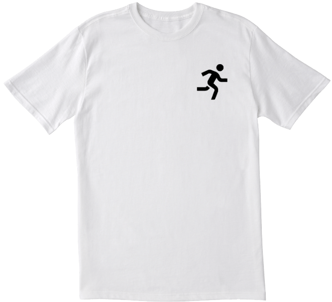 Camiseta blanca del disco Vivir Lento de Evadirse