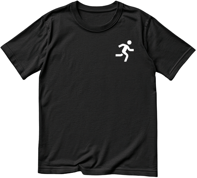 Camiseta negra del disco Vivir Lento de Evadirse